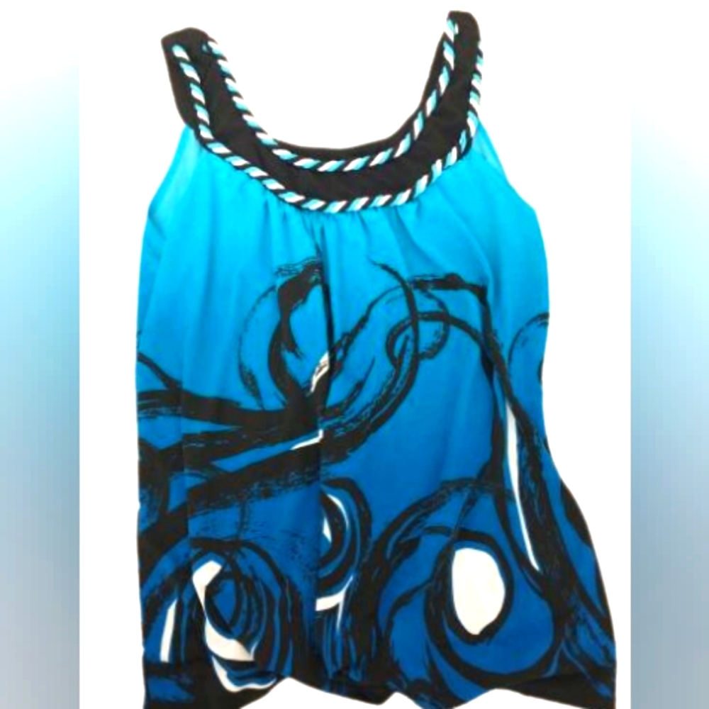 Blue Old-fashioned top